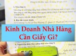 Bạn Phải Biết 4 Hạng Mục Nếu Muốn Kinh Doanh Nhà Hàng Ăn Uống