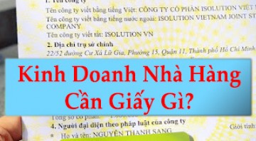 Bạn Phải Biết 4 Hạng Mục Nếu Muốn Kinh Doanh Nhà Hàng Ăn Uống